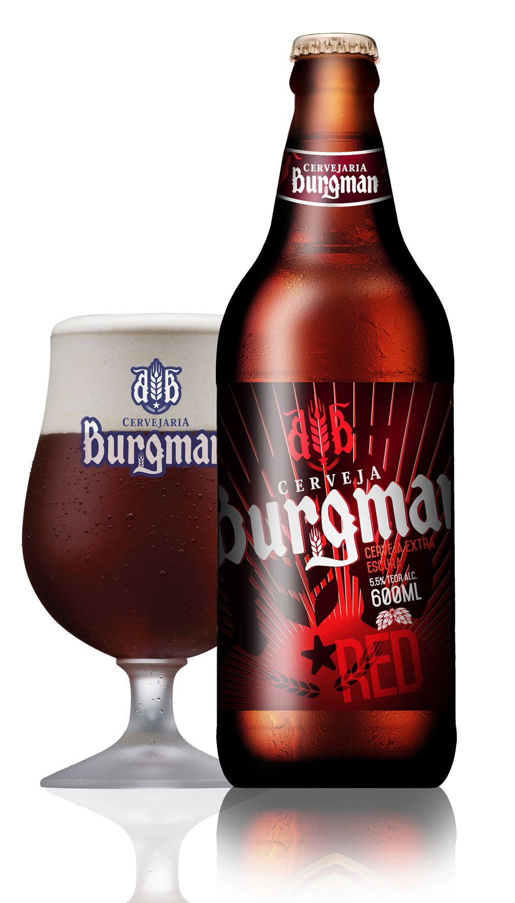Cerveja Burgman Red Ale 600 ml - Jacuba Craft Beer
